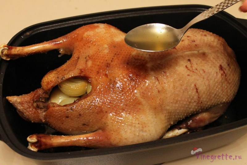 Курица, запеченная в хрустящей корочке, с имбирем и апельсинами