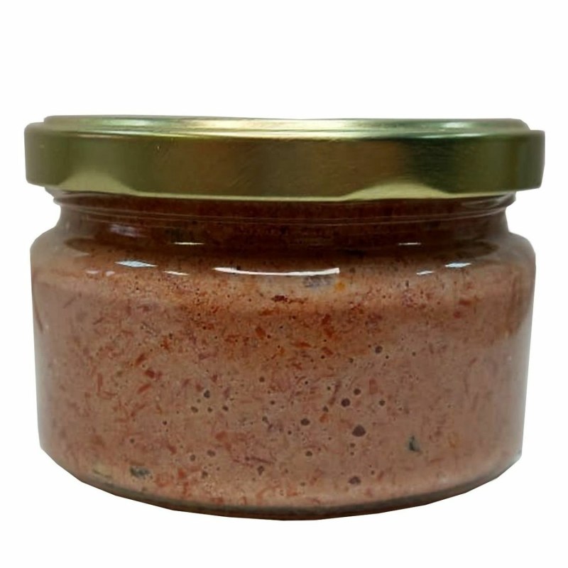 Паштет из оленины с вяленой клюквой и шпинатом , 200г,