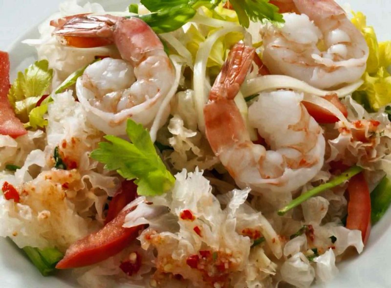 Салат с коралловыми грибами