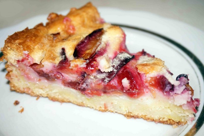 Американский сливовый пирог из Нью-Йорк