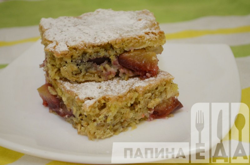 Пирог со сливой