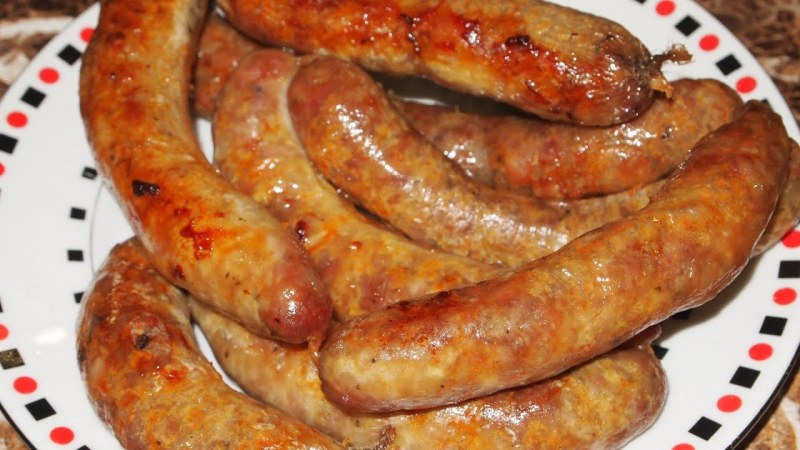 Колбаса куриная полукопченая