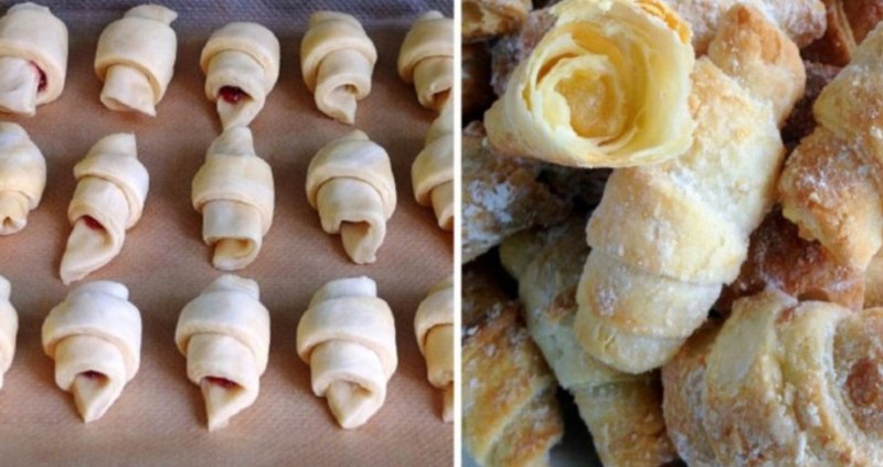 Рогалики на сметане