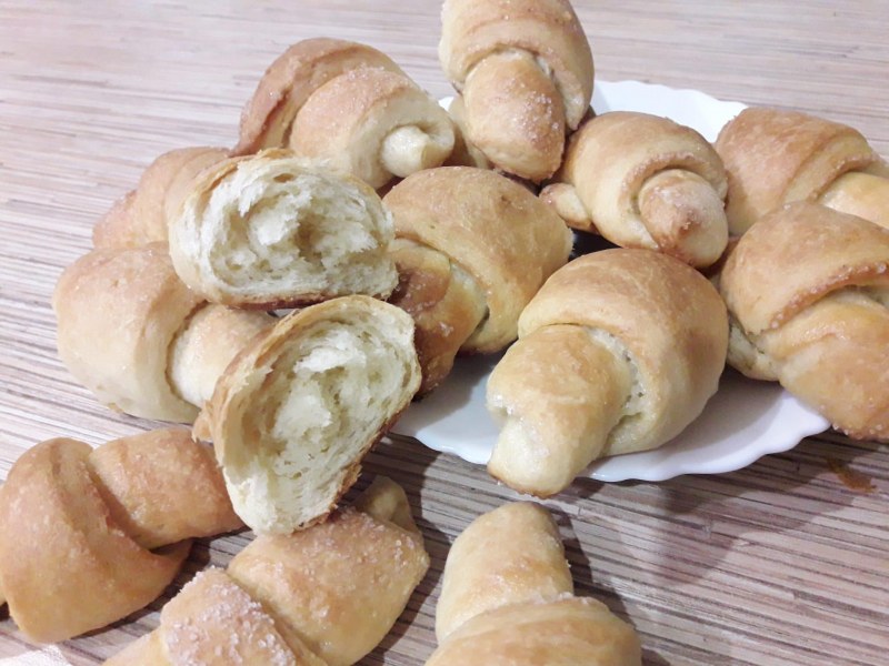 Рогалики с творогом