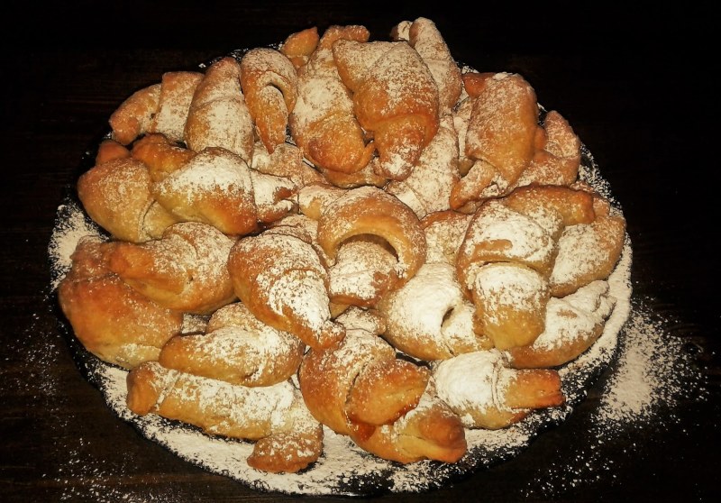 Рогалики с повидлом вкусная минутка