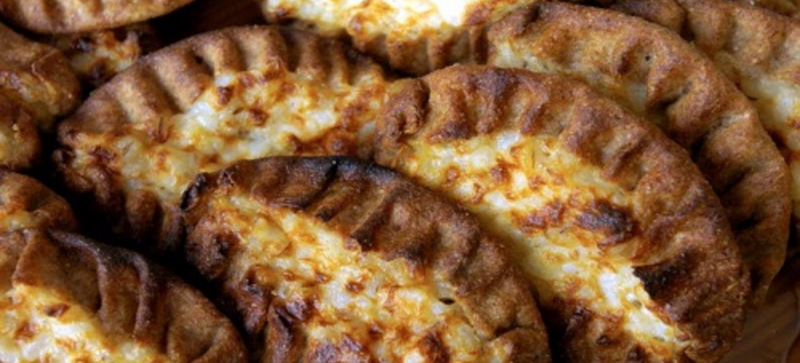 Коми шаньги с брусникой