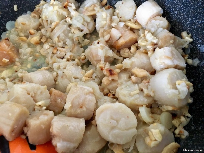 Морской гребешок корейская закуска