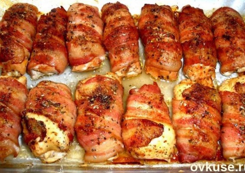 Куриная грудка рулет
