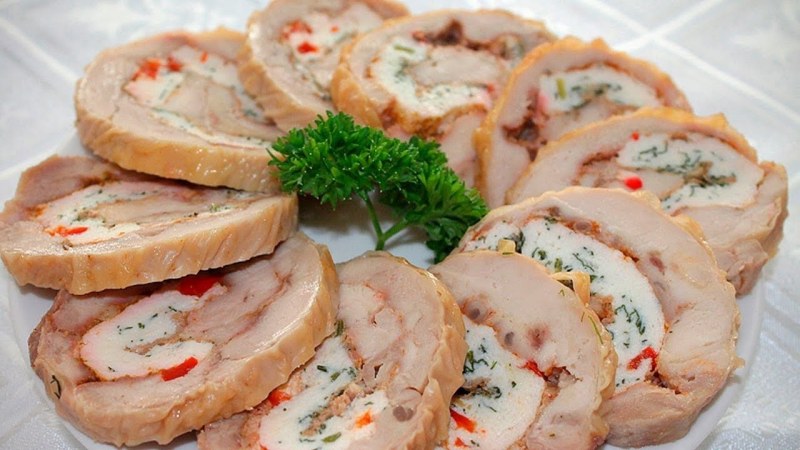 Беконовые рулетики