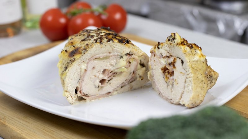 Куриные шашлычки в беконе на шпажках