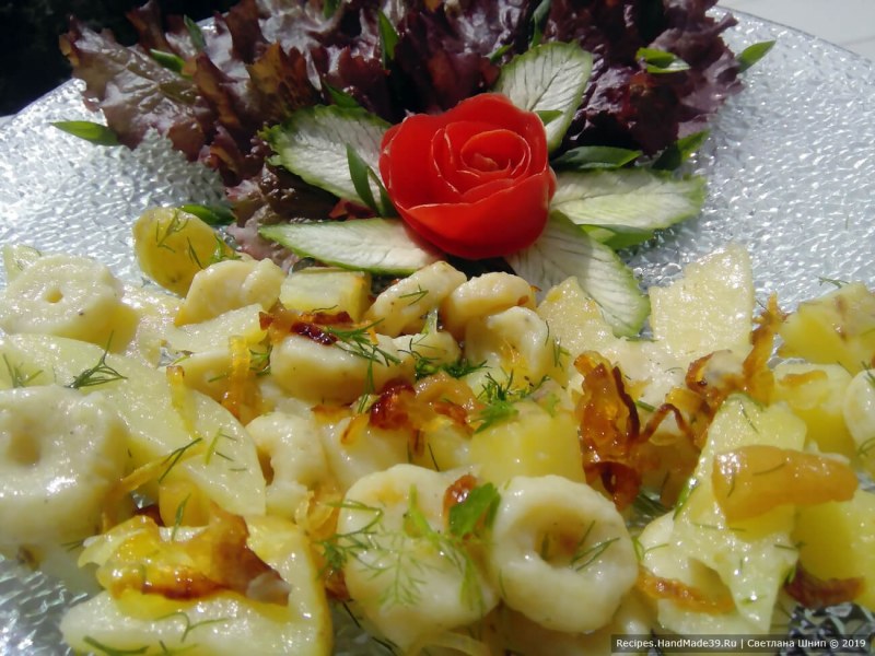 Галушки с картошкой