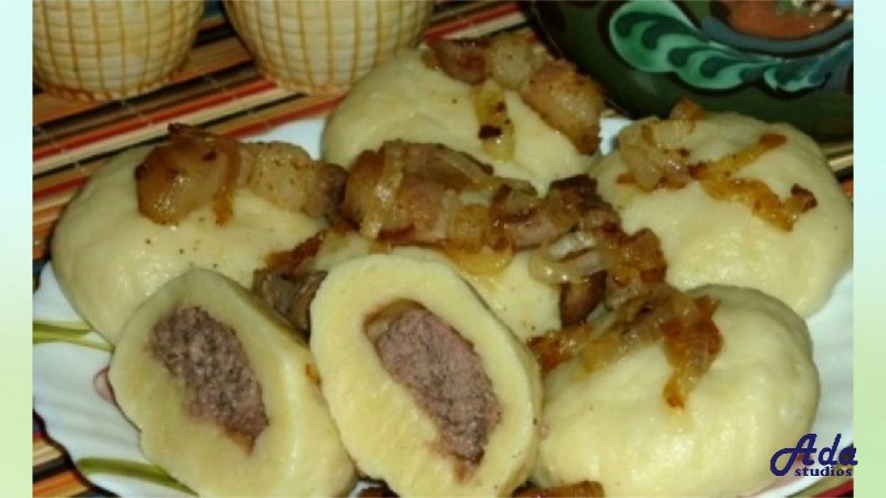 Галушки с фаршем