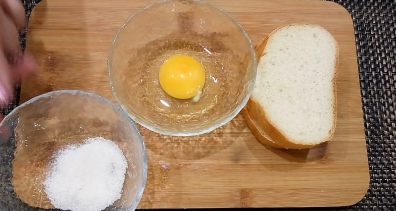 Гренки с сахаром