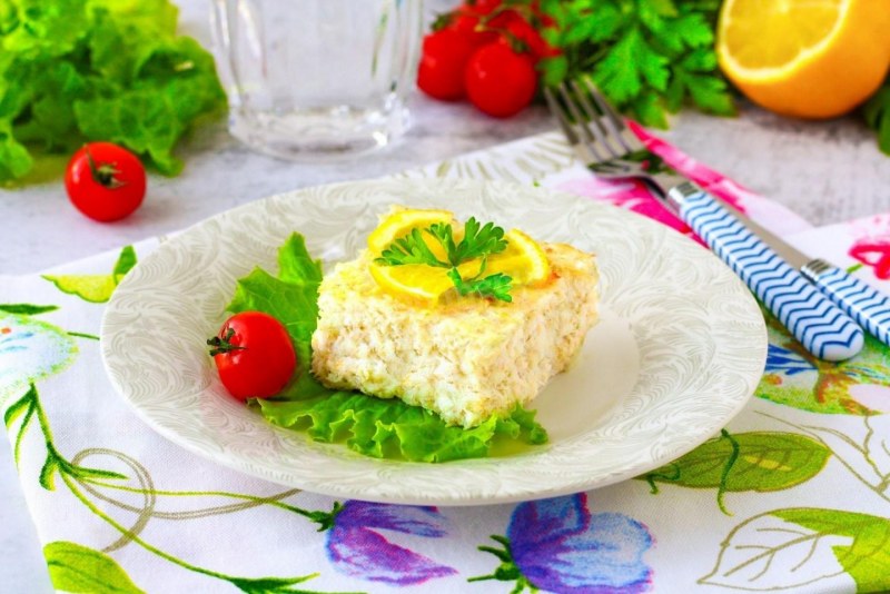 Рыбное суфле из минтая