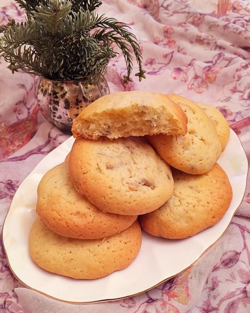 Медовое печенье с орехами