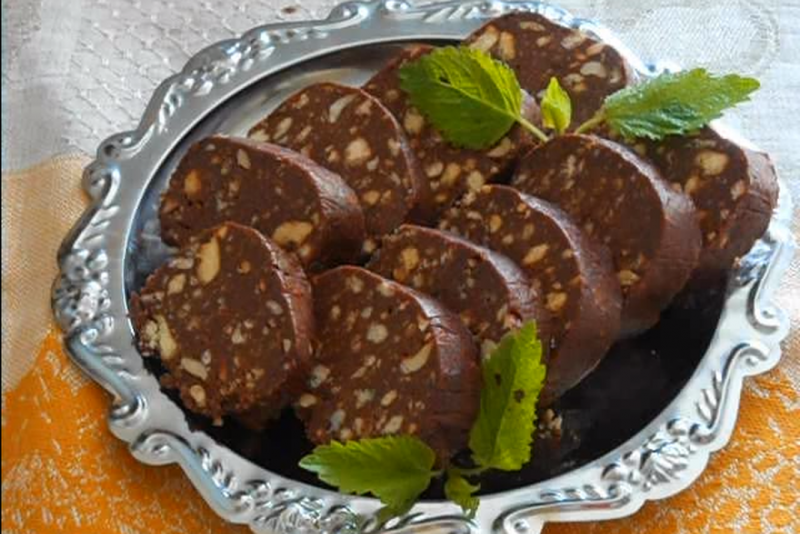 Сладкая колбаска к чаю