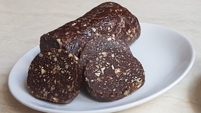 Шоколадная колбаска