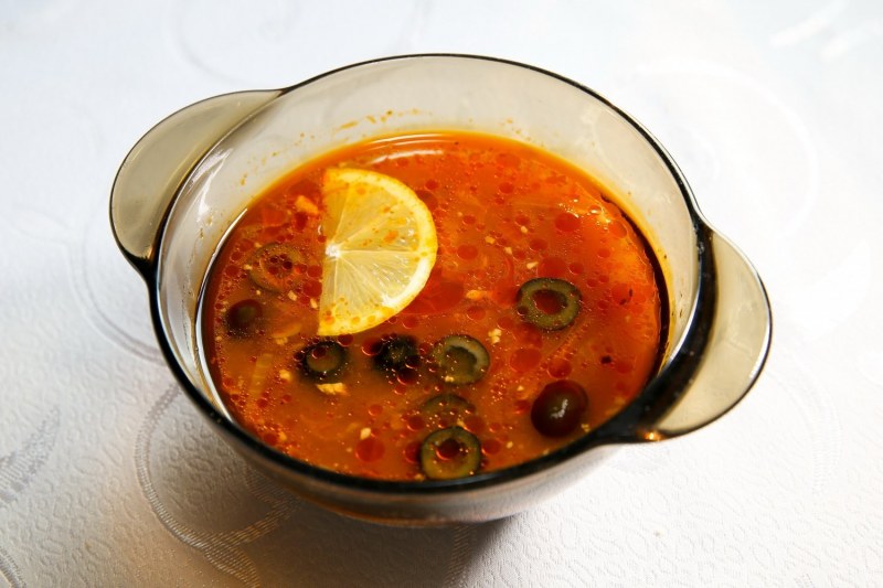 Солянка мясная сборная овощная