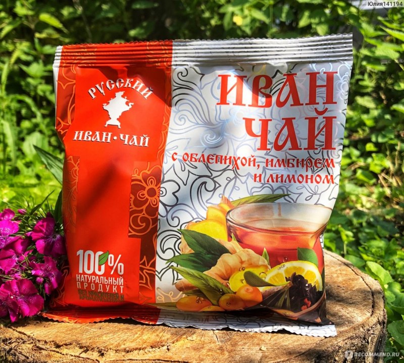 Чай "облепиховый с имбирем"
