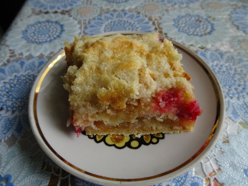 Насыпной пирог с яблоками