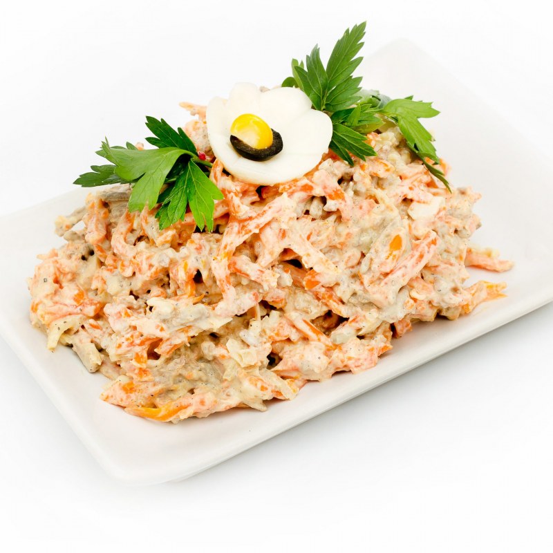 Обжорка с копченой колбасой
