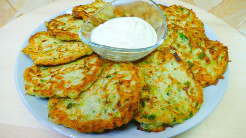 Кабачковые оладьи