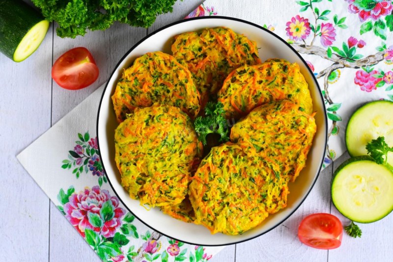 Кабачковые оладушки ПП