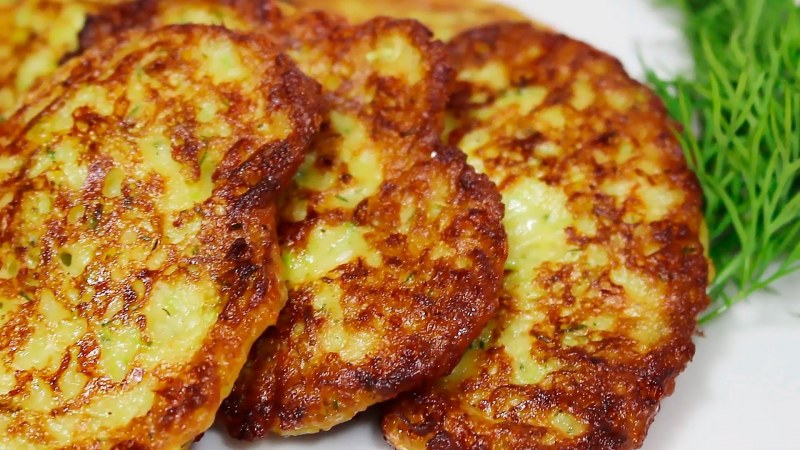 Оладьи с манкой