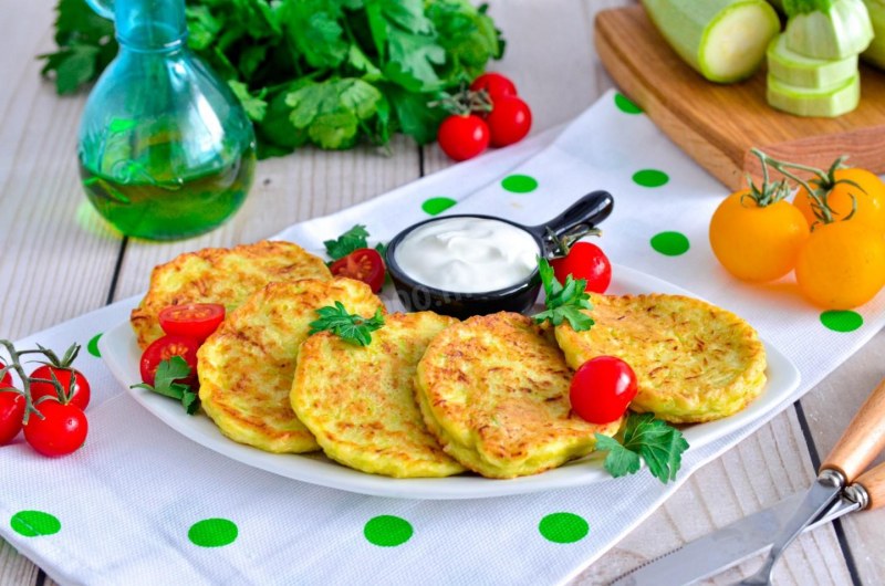 Кабачковые оладьи ПП