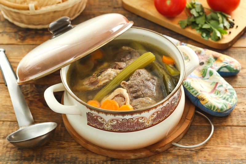 Бульон с мясом