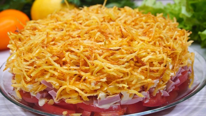 Салат с картофелем Пай