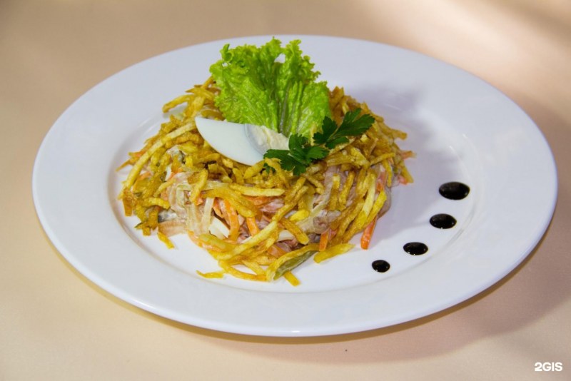 Картофель фри с щечками