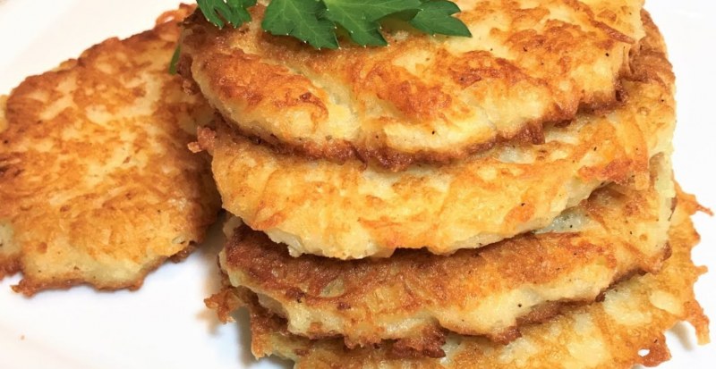 Кабачковые оладьи с манкой