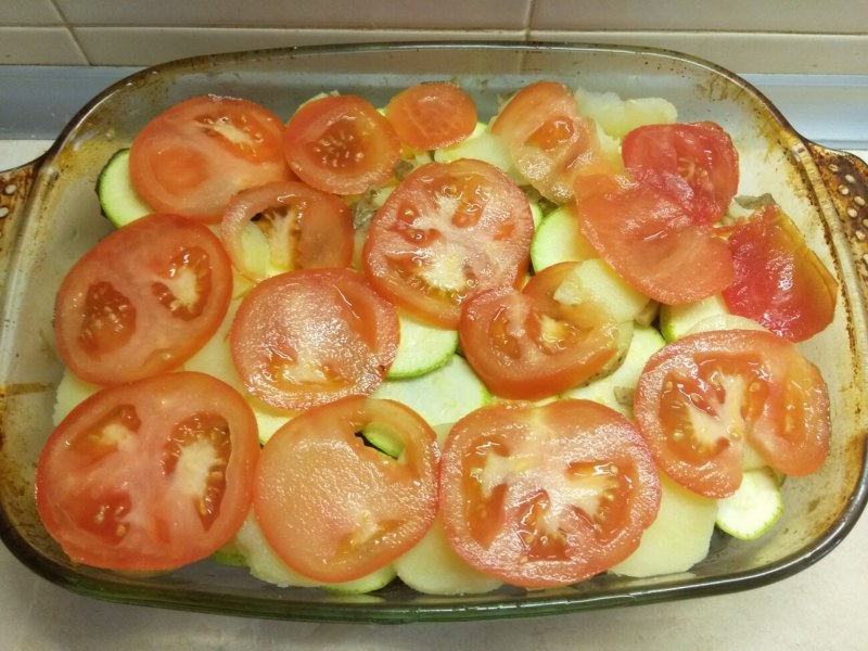 Кабачки с фаршем в духовке
