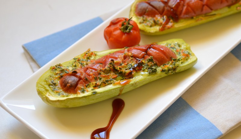 Овощная запеканка с кабачками