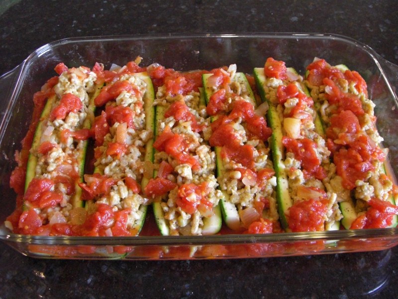 Кабачки цуккини фаршированные