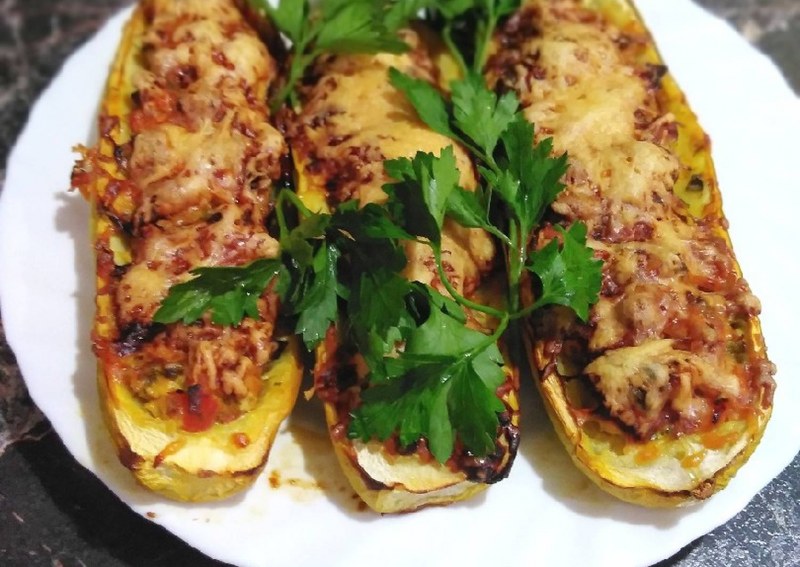 Кабачки цуккини фаршированные