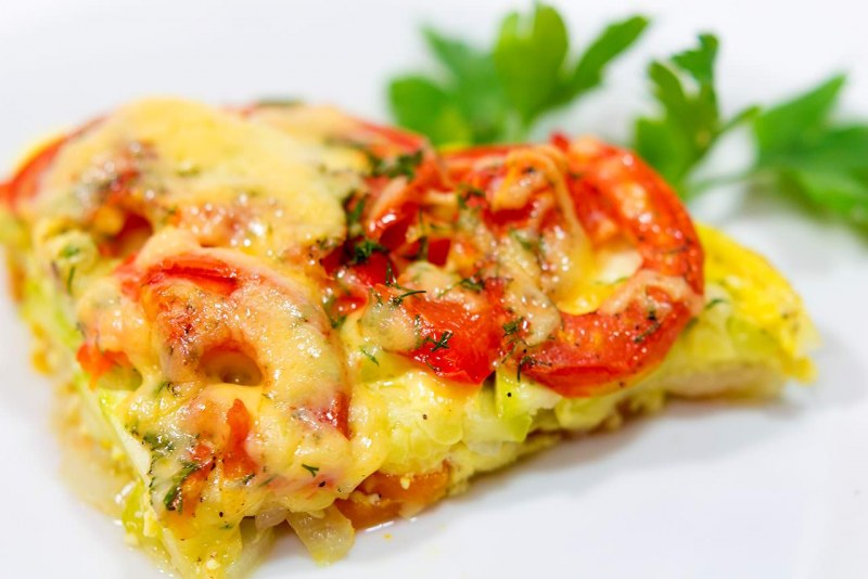 Кабачки кольцами с фаршем в духовке