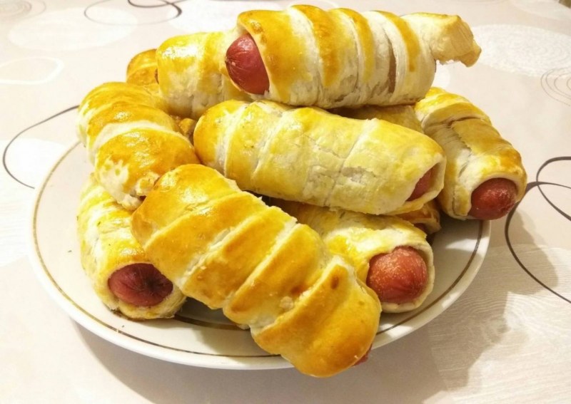 Сосиски в слоёном