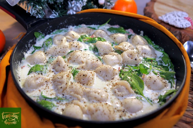 Пельмени с сыром