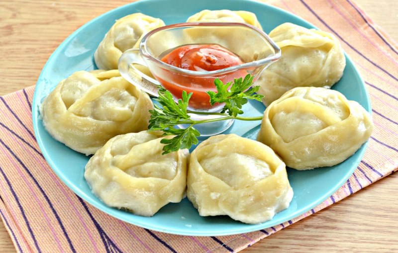 Приготовление мантов манты