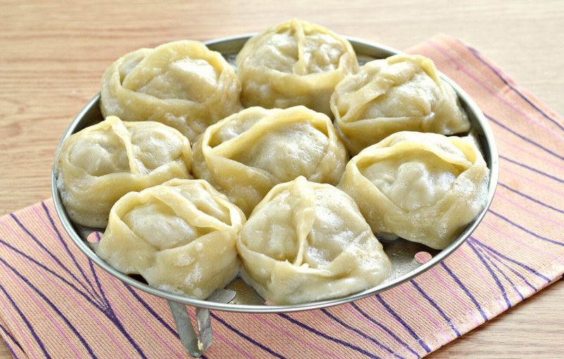 Манты с картошкой