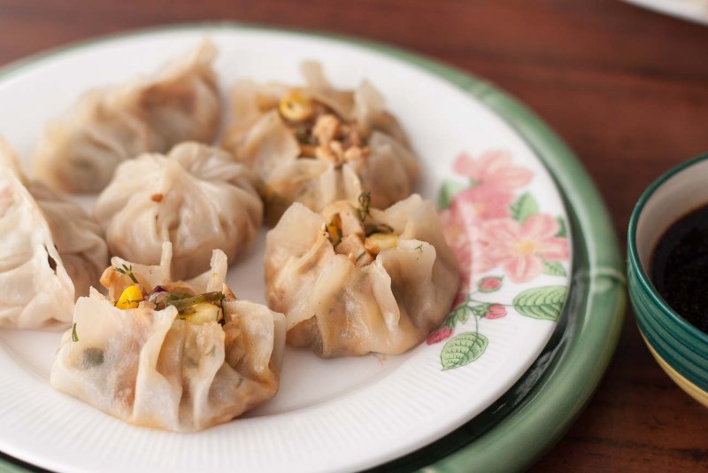 Постные манты с картошкой