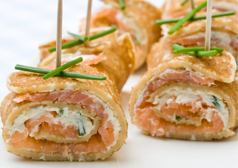 Закуски с блинами