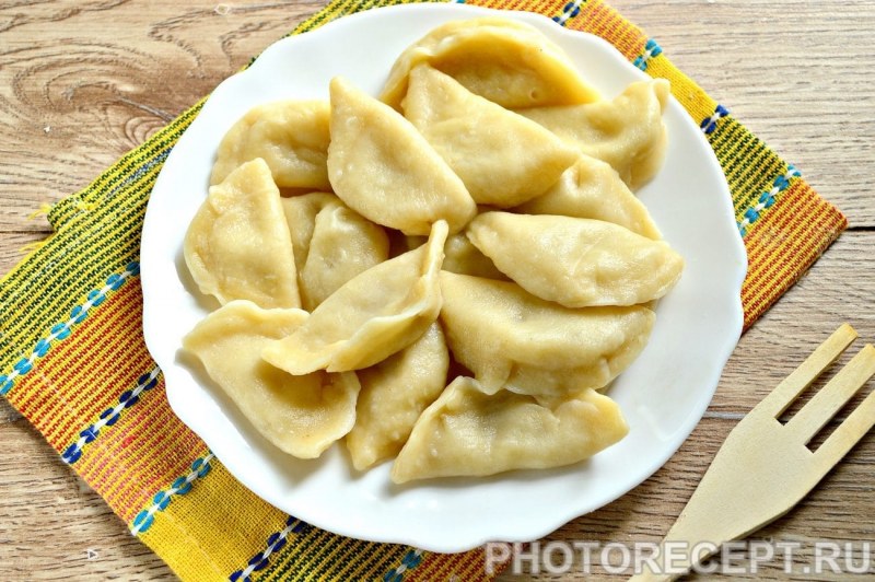 Вареники с картофелем и капустой