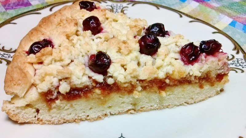 Венский пирог песочный