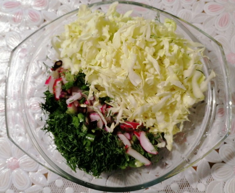 Огурцы с редиской