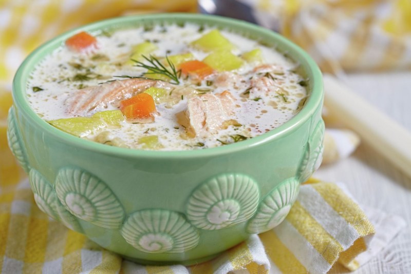 Финский рыбный суп Лохикейто