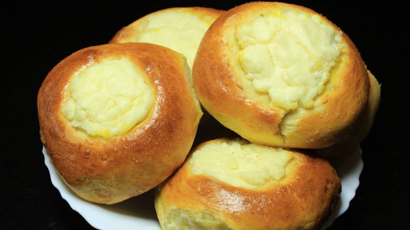 Ватрушки с творогом и сыром
