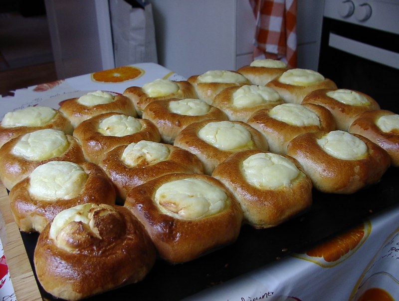 Домашние ватрушки с творогом